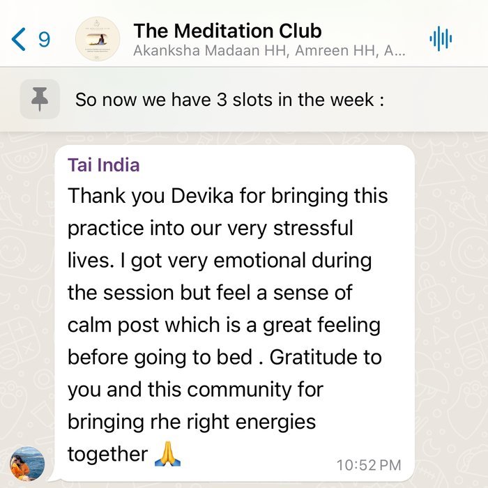 Session testimonial from a past attendee